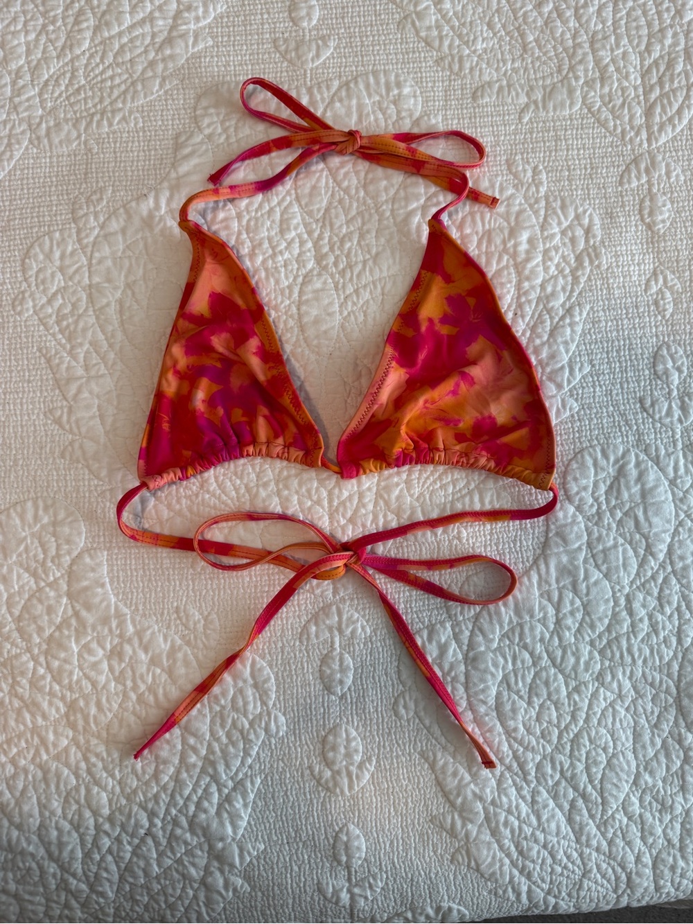 437 Swim - Flora Triangle Bikini Top